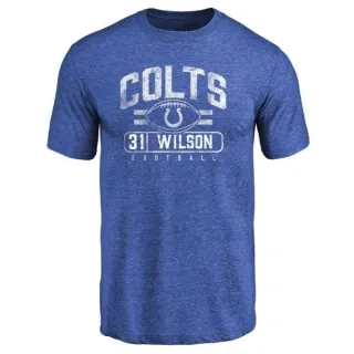 Quincy Wilson Indianapolis Colts Flanker Tri-Blend T-Shirt - Royal