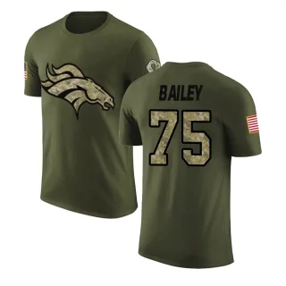 Quinn Bailey Denver Broncos Olive Salute to Service Legend T-Shirt