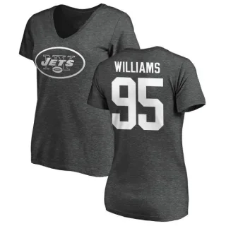 Quinnen Williams Women's New York Jets One Color T-Shirt - Ash