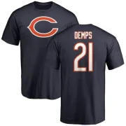 Quintin Demps Chicago Bears Name & Number Logo T-Shirt - Navy