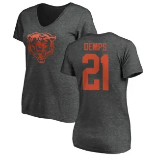 Quintin Demps Women's Chicago Bears One Color T-Shirt - Ash