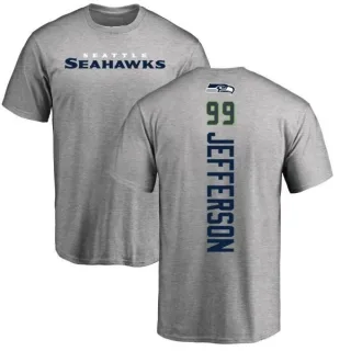 Quinton Jefferson Seattle Seahawks Backer T-Shirt - Ash