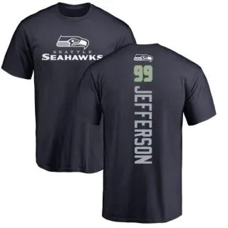 Quinton Jefferson Seattle Seahawks Backer T-Shirt - Navy