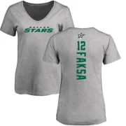 Radek Faksa Women's Dallas Stars Backer T-Shirt - Ash