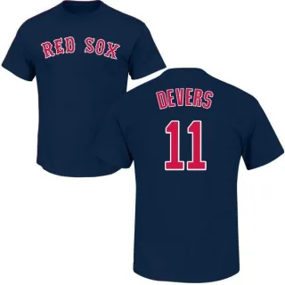 Rafael Devers Boston Red Sox Name & Number T-Shirt - Navy
