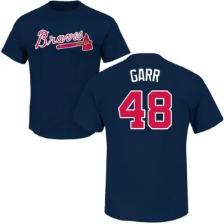 Ralph Garr Atlanta Braves Name & Number T-Shirt - Navy