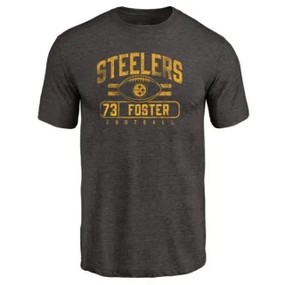 Ramon Foster Pittsburgh Steelers Flanker Tri-Blend T-Shirt - Black