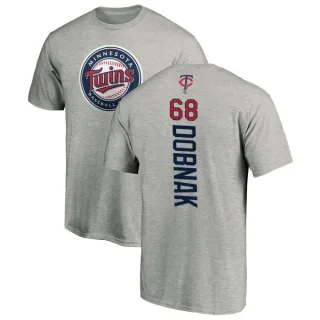 Randy Dobnak Minnesota Twins Backer T-Shirt - Ash