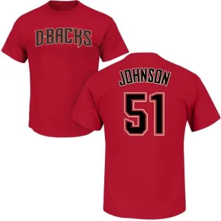 Randy Johnson Arizona Diamondbacks Name & Number T-Shirt - Crimson