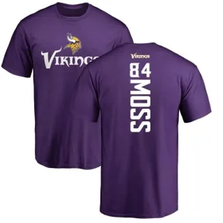 Randy Moss Minnesota Vikings Backer T-Shirt - Purple