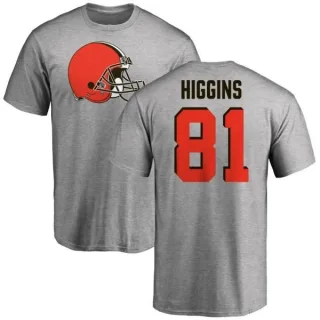 Rashard Higgins Cleveland Browns Name & Number Logo T-Shirt - Ash