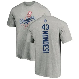 Raul Mondesi Los Angeles Dodgers Backer T-Shirt - Ash