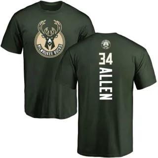 Ray Allen Milwaukee Bucks Green Backer T-Shirt