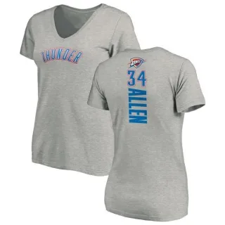 Ray Allen Women's Oklahoma City Thunder Ash Backer T-Shirt