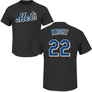 Ray Knight New York Mets Name & Number T-Shirt - Black