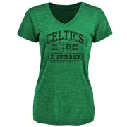 Red Auerbach Women's Boston Celtics Green Baseline Tri-Blend T-Shirt