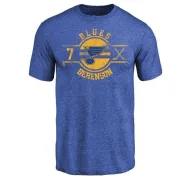 Red Berenson St. Louis Blues Insignia Tri-Blend T-Shirt - Royal