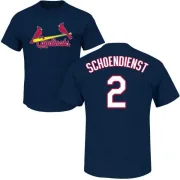 Red Schoendienst St. Louis Cardinals Name & Number T-Shirt - Navy