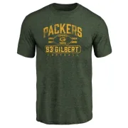 Reggie Gilbert Green Bay Packers Flanker Tri-Blend T-Shirt - Green