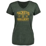 Reggie Gilbert Women's Green Bay Packers Flanker Tri-Blend T-Shirt - Green