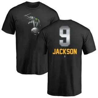 Reggie Jackson Oakland Athletics Midnight Mascot T-Shirt - Black