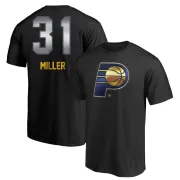 Reggie Miller Indiana Pacers Black Midnight Mascot T-Shirt