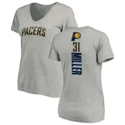 Reggie Miller Women's Indiana Pacers Ash Backer T-Shirt