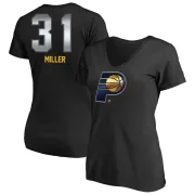 Reggie Miller Women's Indiana Pacers Black Midnight Mascot T-Shirt