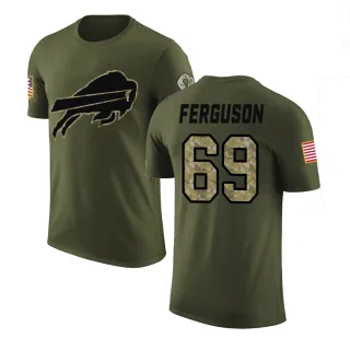 Reid Ferguson Buffalo Bills Olive Salute to Service Legend T-Shirt