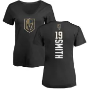 Reilly Smith Women's Vegas Golden Knights Backer Slim Fit V-Neck T-Shirt - Black