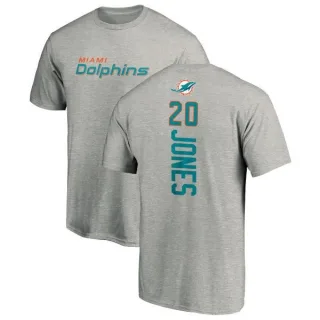 Reshad Jones Miami Dolphins Backer T-Shirt - Ash