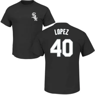 Reynaldo Lopez Chicago White Sox Name & Number T-Shirt - Black