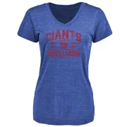 Rhett Ellison Women's New York Giants Flanker Tri-Blend T-Shirt - Royal