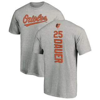 Rich Dauer Baltimore Orioles Backer T-Shirt - Ash