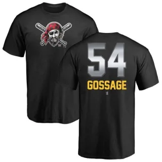 Rich Gossage Pittsburgh Pirates Midnight Mascot T-Shirt - Black