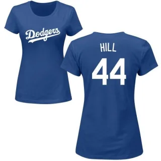 Rich Hill Women's Los Angeles Dodgers Name & Number T-Shirt - Royal