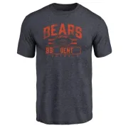 Richard Dent Chicago Bears Flanker Tri-Blend T-Shirt - Navy