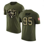 Richard Dent Chicago Bears Olive Salute to Service Legend T-Shirt