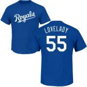 Richard Lovelady Kansas City Royals Name & Number T-Shirt - Royal