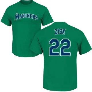 Richie Zisk Seattle Mariners Name & Number T-Shirt - Green