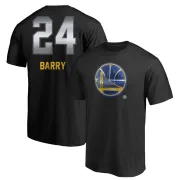 Rick Barry Golden State Warriors Black Midnight Mascot T-Shirt