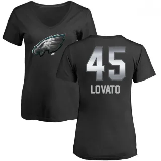 Rick Lovato Women's Philadelphia Eagles Midnight Mascot T-Shirt - Black