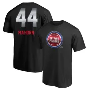 Rick Mahorn Detroit Pistons Black Midnight Mascot T-Shirt