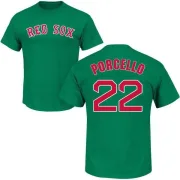 Rick Porcello Boston Red Sox St. Patrick's Day Name & Number T-Shirt - Green