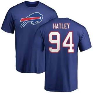 Rickey Hatley Buffalo Bills Name & Number Logo T-Shirt - Royal