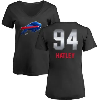 Rickey Hatley Women's Buffalo Bills Midnight Mascot T-Shirt - Black