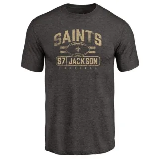 Rickey Jackson New Orleans Saints Flanker Tri-Blend T-Shirt - Black