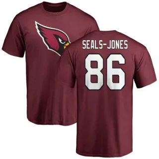 Ricky Seals-Jones Arizona Cardinals Name & Number Logo T-Shirt - Maroon