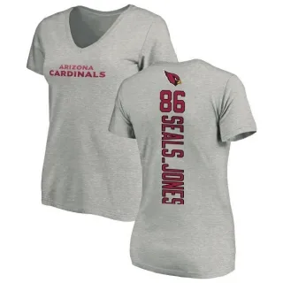 Ricky Seals-Jones Women's Arizona Cardinals Backer V-Neck T-Shirt - Ash