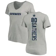 Rico Gathers Women's Dallas Cowboys Backer Slim Fit T-Shirt - Ash